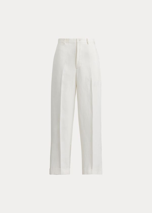 Women's Ralph Lauren Gemma Linen Pants | 532897ICR